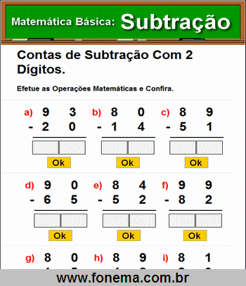 Subtração