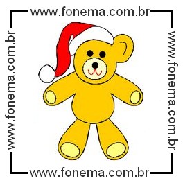 Ursinho Com Gorro de Papai Noel