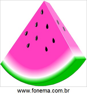 Imagem de Melancia Para Alfabetização