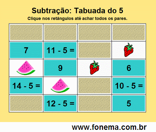 Jogo da Memória da TABUADA [Como Fazer] 